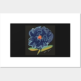 Blue Flower Posters and Art